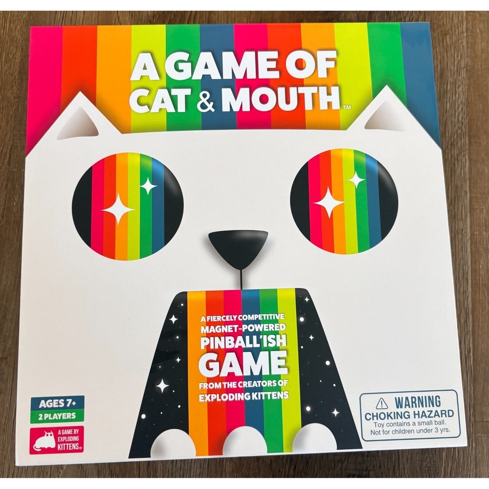 A Game of Cat and Mouth Fun Board Game Ages 7+ Complete